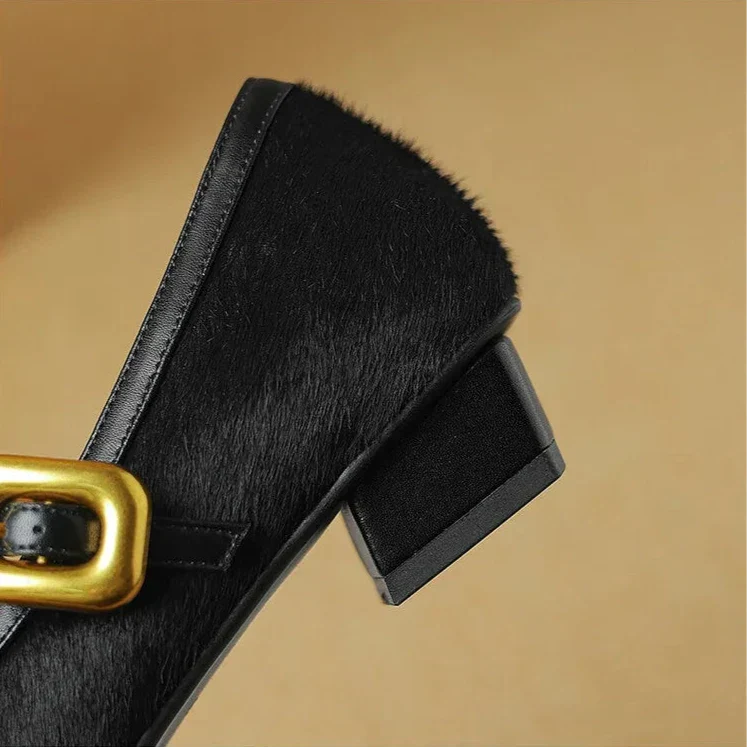 Feline Luxe Leopard Print Mid-Heel Shoes