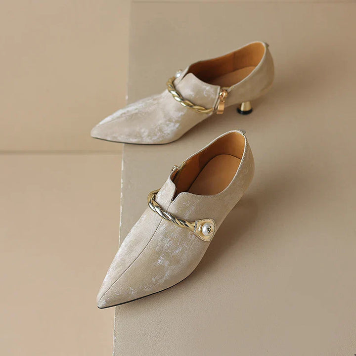 Ellen Solstice Mid-Heel Pumps