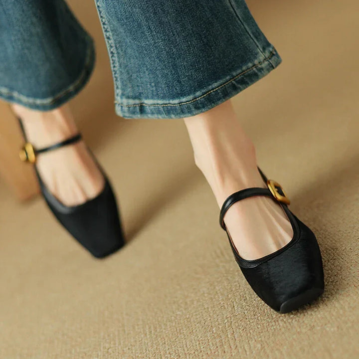 Feline Luxe Leopard Print Mid-Heel Shoes