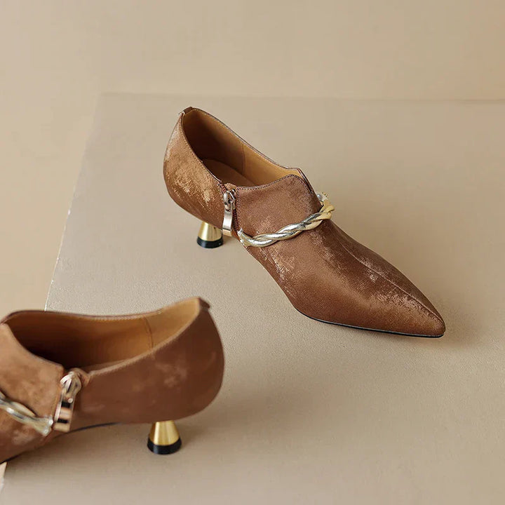 Ellen Solstice Mid-Heel Pumps