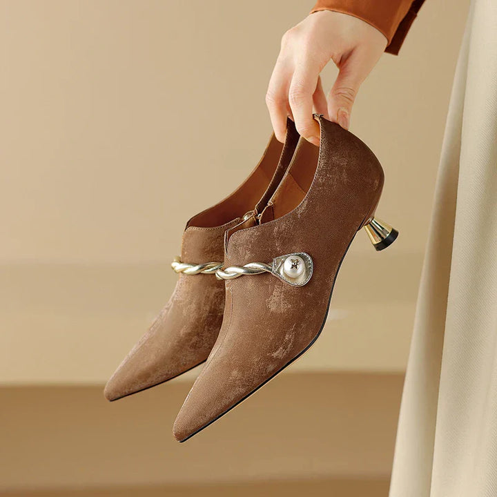 Ellen Solstice Mid-Heel Pumps