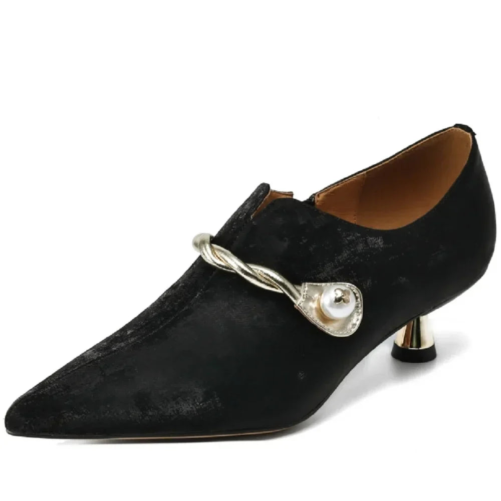 Ellen Solstice Mid-Heel Pumps