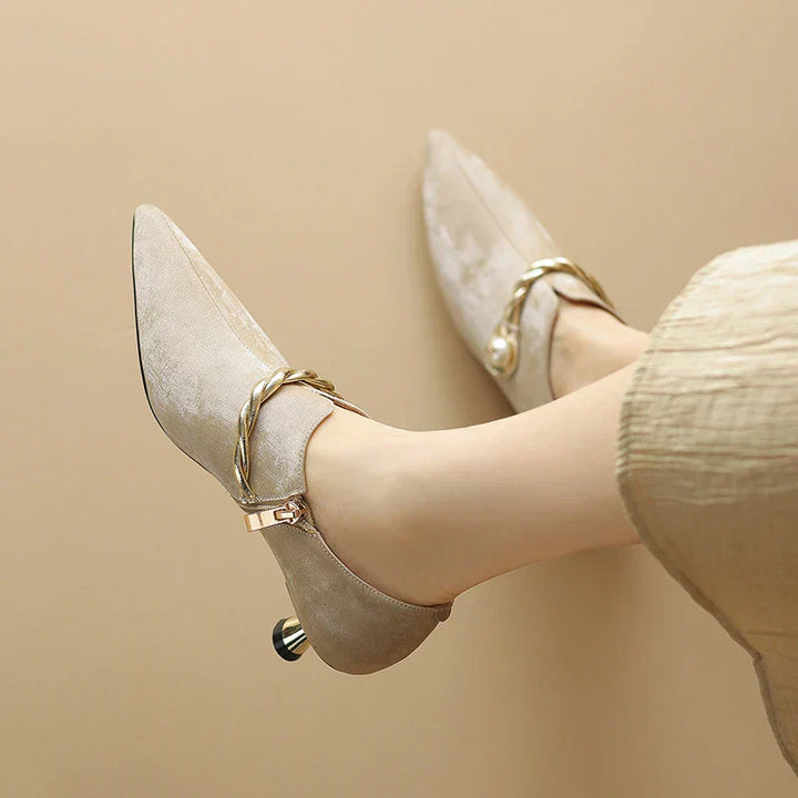 Ellen Solstice Mid-Heel Pumps