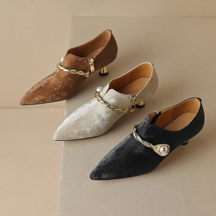 Ellen Solstice Mid-Heel Pumps