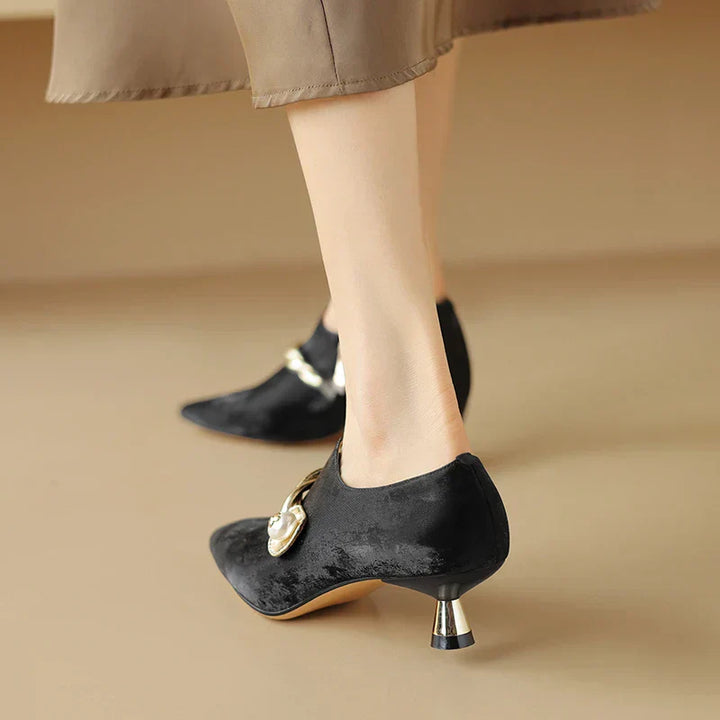 Ellen Solstice Mid-Heel Pumps