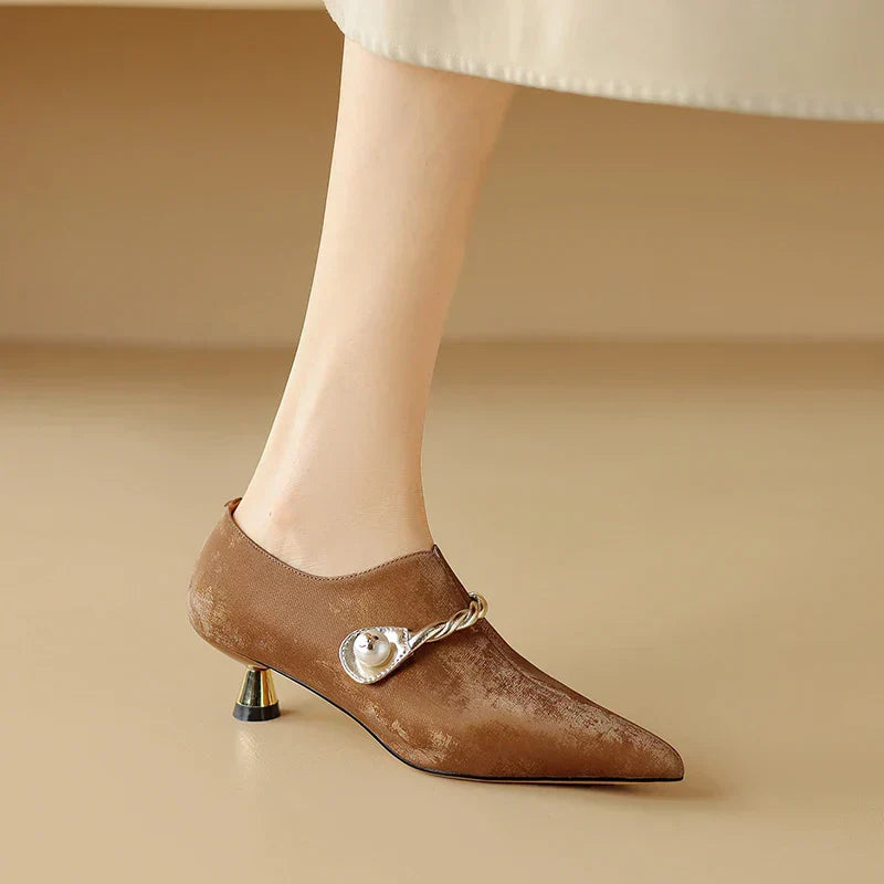 Ellen Solstice Mid-Heel Pumps