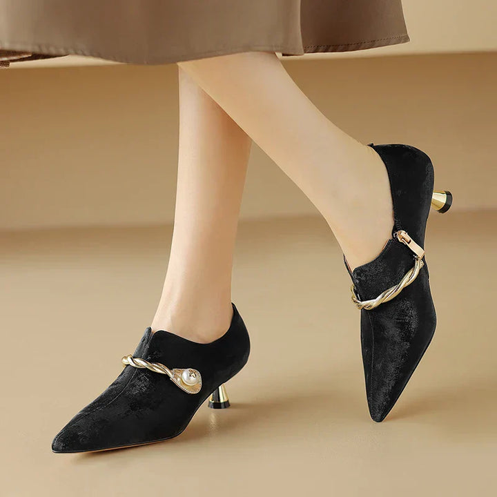 Ellen Solstice Mid-Heel Pumps