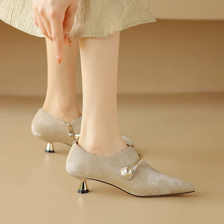 Ellen Solstice Mid-Heel Pumps