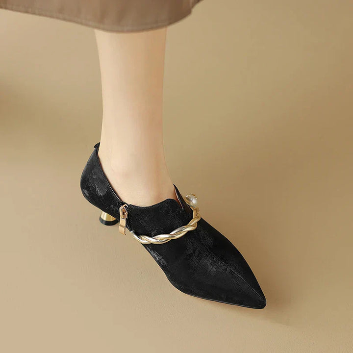 Ellen Solstice Mid-Heel Pumps