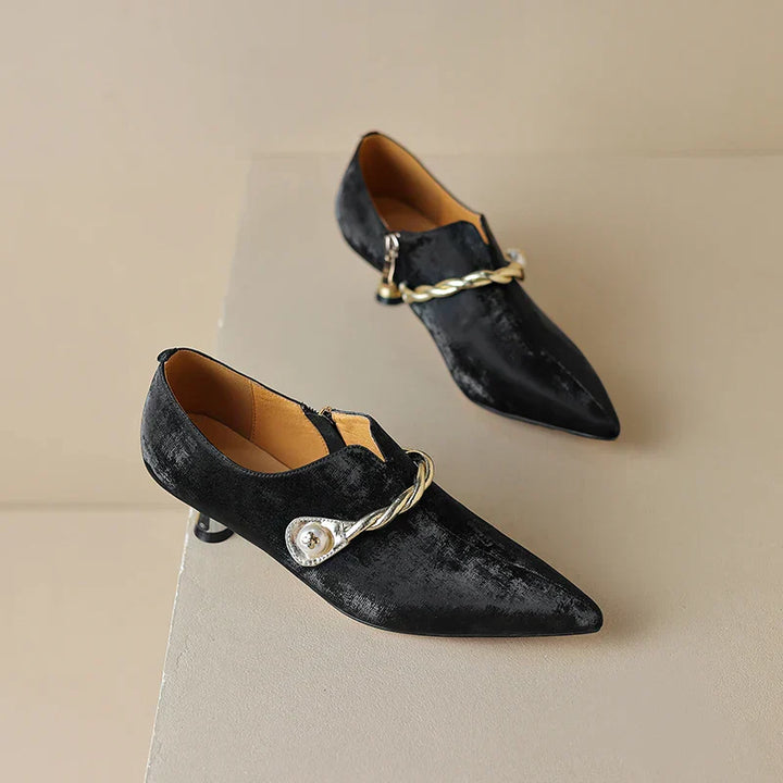 Ellen Solstice Mid-Heel Pumps