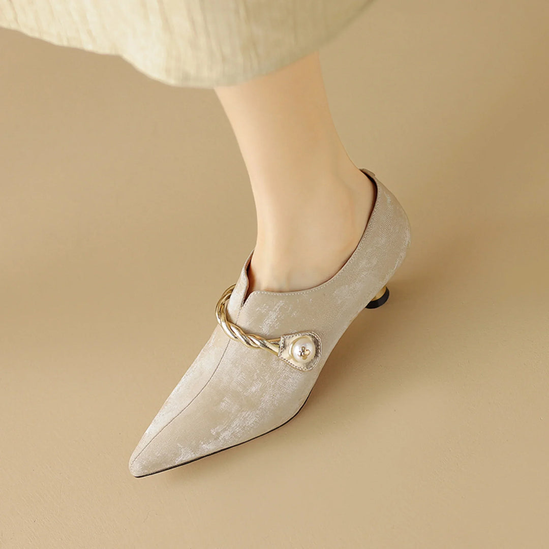 Ellen Solstice Mid-Heel Pumps