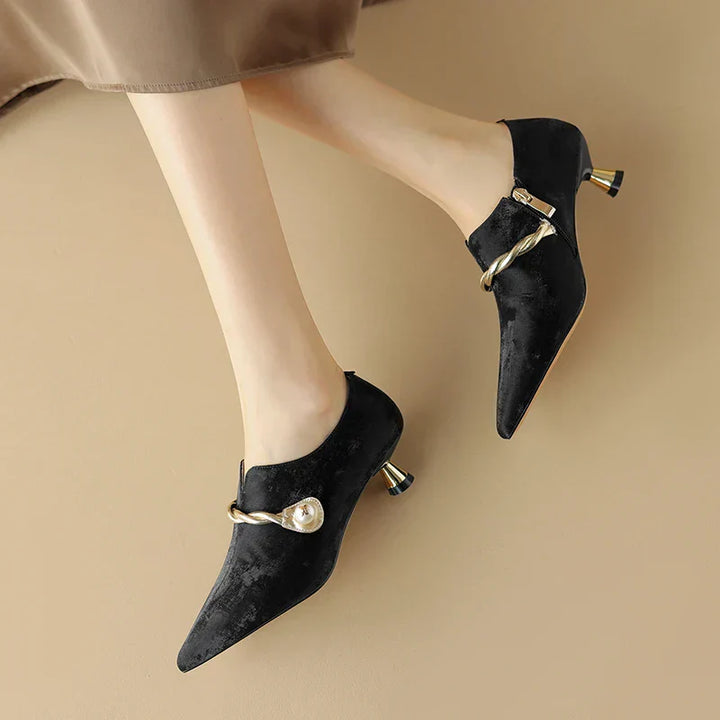 Ellen Solstice Mid-Heel Pumps